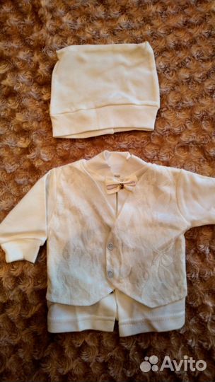 Теплый конверт на выписку малыша на овчине