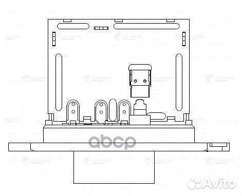Резистор вентилятора отопителя LFR 1411 luzar