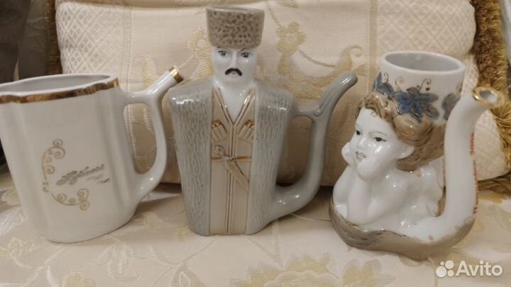 Корзинка плетенная, керамика чашки чайник яйцо