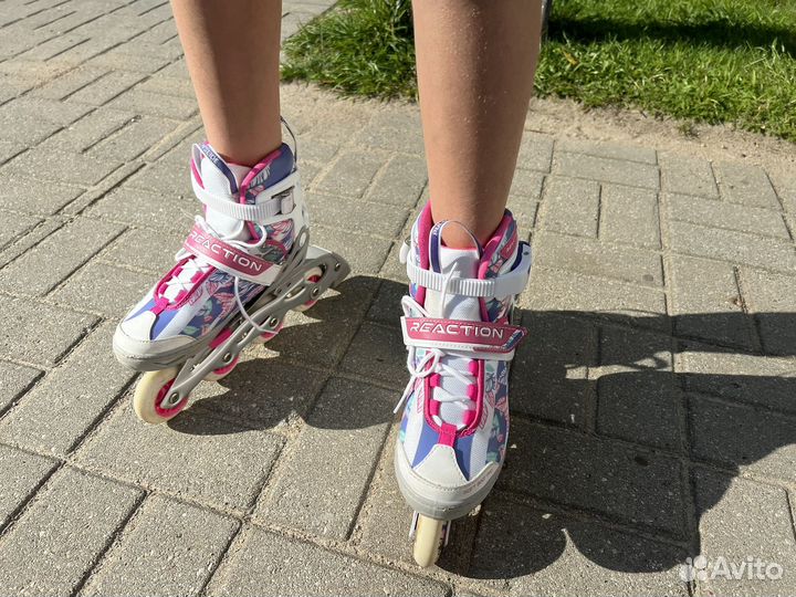 Детские ролики с защитой