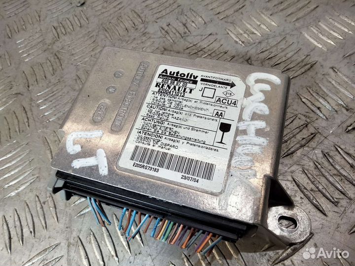 Блок подушек безопасности Renault Scenic 2