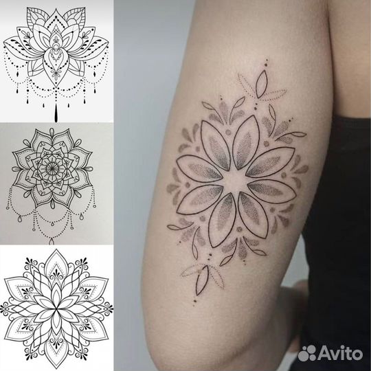 Модели на тату, мини татуировка