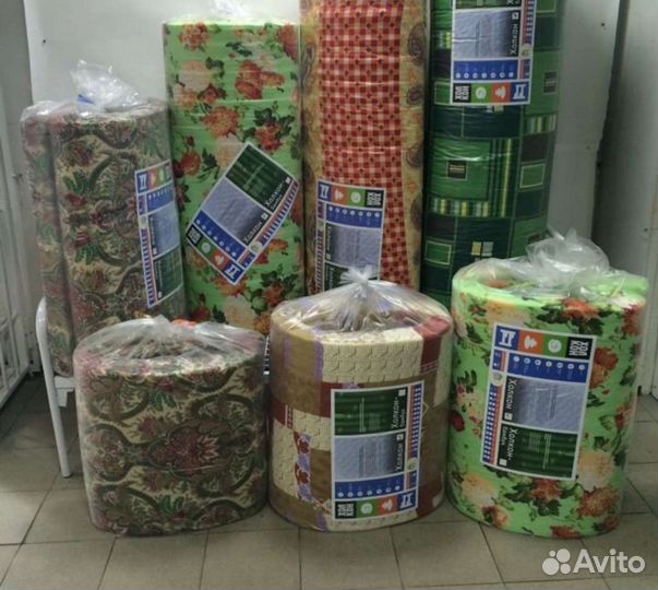 Матрасы поролоновые новые тонкие беспружинные