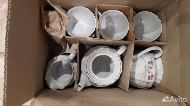 Фарфоровый сервиз чайный Лесная сказка