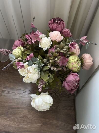 Искусственные цветы пионы