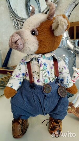 Кукла Тедди -Бычок ручная работа