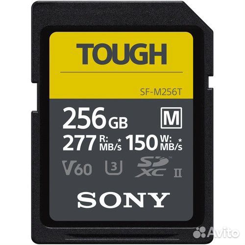 Защищенная Карта Sony 256 M Tough UHS-II sdxc
