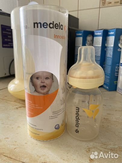 Бутылочка со смартсоской medela