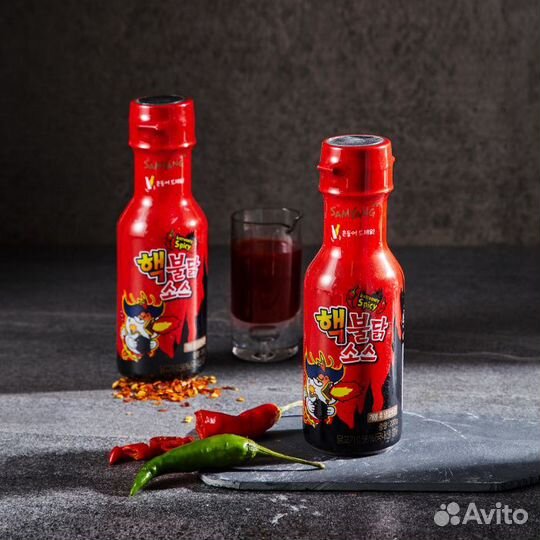 Соус экстремально острый со вкусом курицы Samyang Hot Chicken Flavor Extremely Spicy, 200 гр