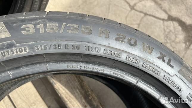 Continental ContiSportContact 5 275/40 R20 и 315/35 R20