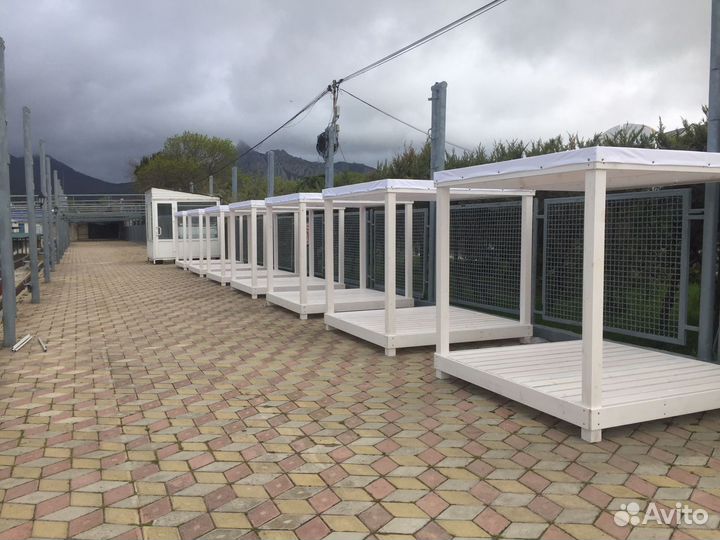 Пляжные беседки под ключ