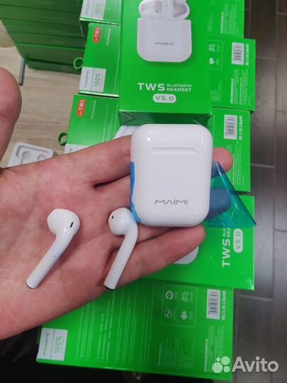 Наушники беспроводные bluetooth новые maimi
