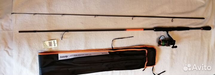 Спиннинг 2,4м 10-30гр с катушкой