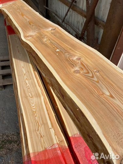 Необрезная сосна доска