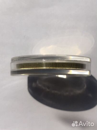 1 доллар Новая Зеландия. Серебро с позолотой. 2003