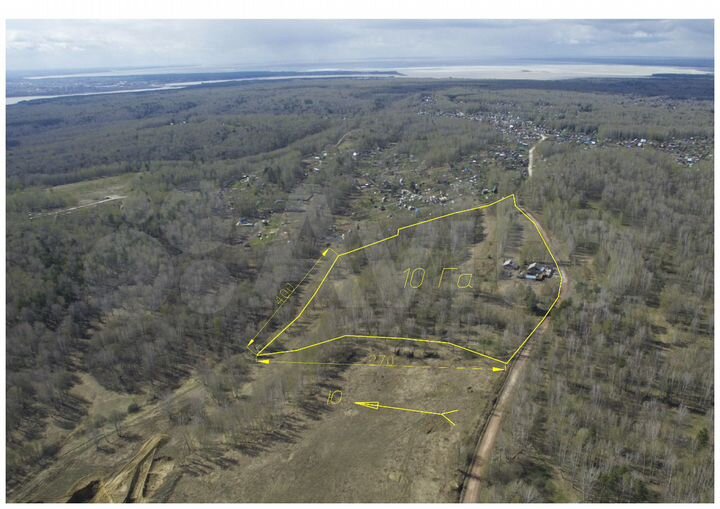 Участок 10 га (СНТ, ДНП)