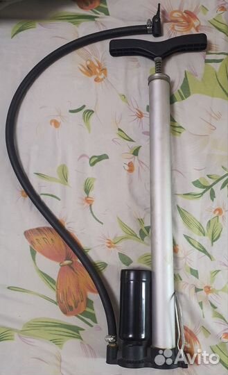 Насос напольный велосипедный с манометром