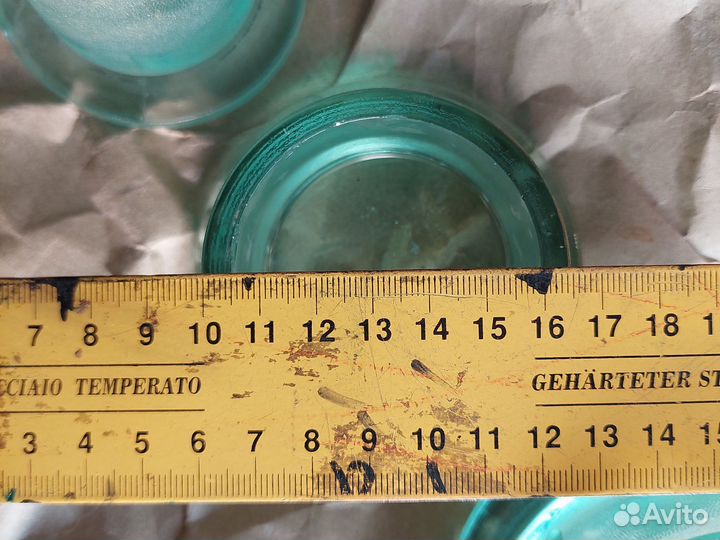 Стеклянная пробка крышка бутыля СССР