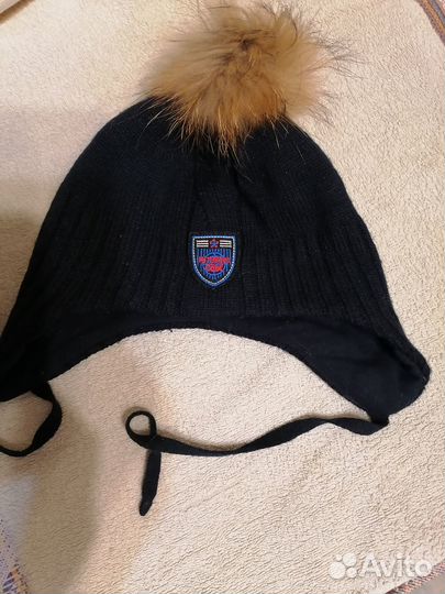 Шапка для мальчика зимняя на 7-9 лет
