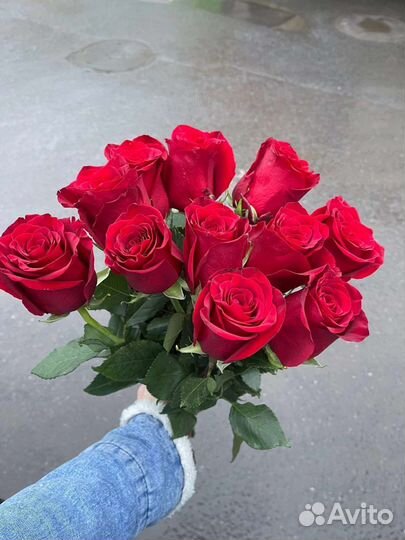 Цветы розы букет