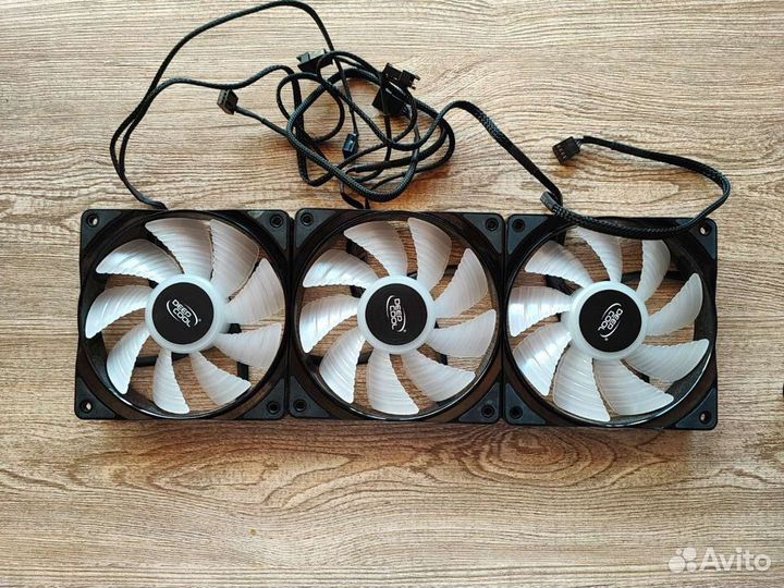 Вентилятор DeepCool rf 120 - 3шт в 1