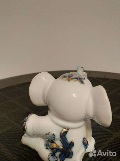 Фарфоровый слоник СССР и слоник Индия