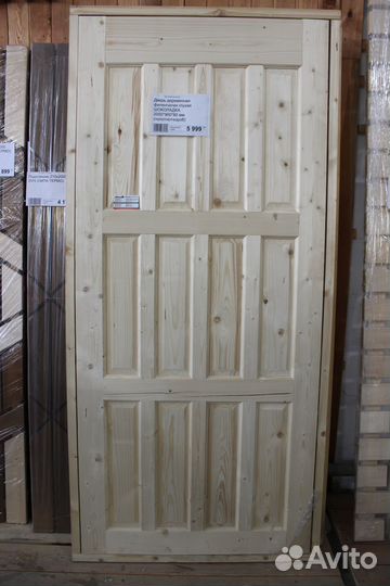 Дверь деревянная Липа Сосна большой выбор