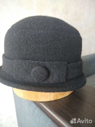 Шляпа женская черная