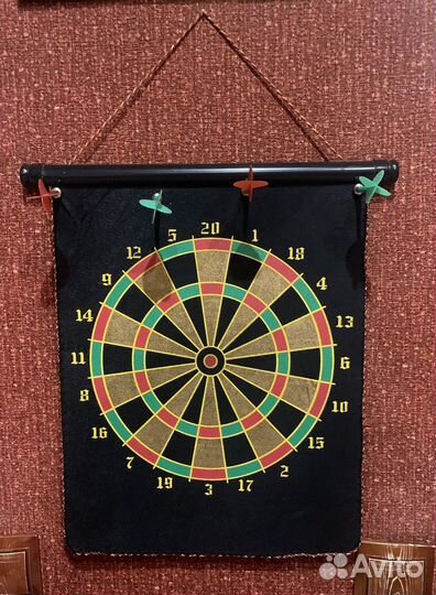 Дартс магнитный двусторонний