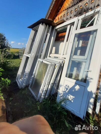 Окна, витражи пластиковые б\у