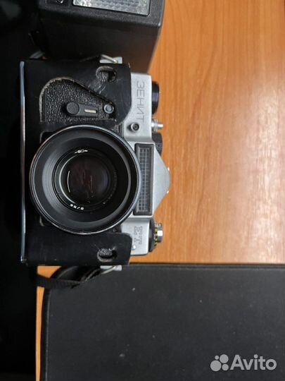 Фотоаппарат зенит ет + вспышка