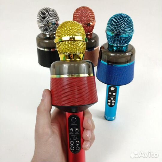 Караоке микрофон с подсветкой Q008