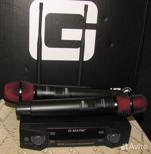 Микрофоны вокальные C-Mark 2шт Радио Pro Dual Ориг