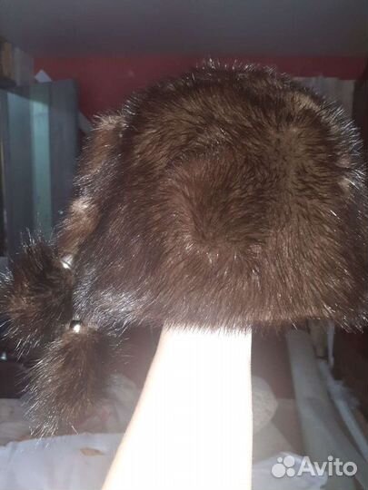 Шапка норковая женская