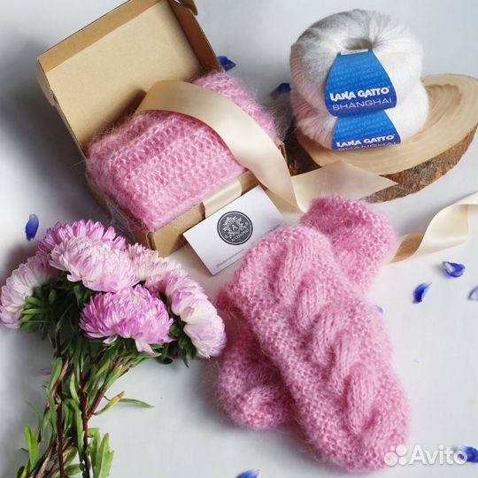 Шапка Takori из мохера женская