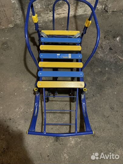 Детские санки на колесах