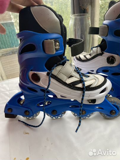 Роликовые коньки детские раздвижные
