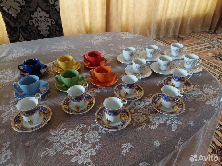 Кофейные сервизы, новые, Yamasen 24ct Gold