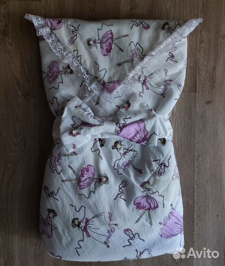 Одеяло на выписку уголок