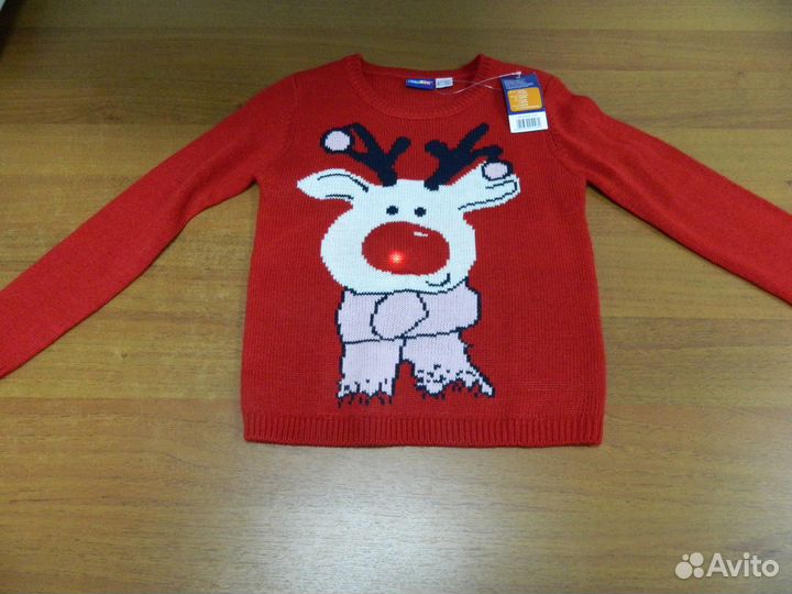 Свитер новогодний Lupilu 110-116 оригинал