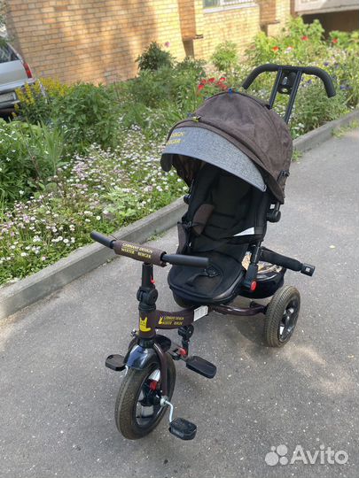 Велосипед коляска с ручкой