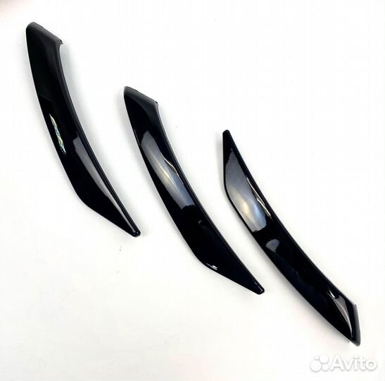 Накладки ручек Vesta (Черный лак)