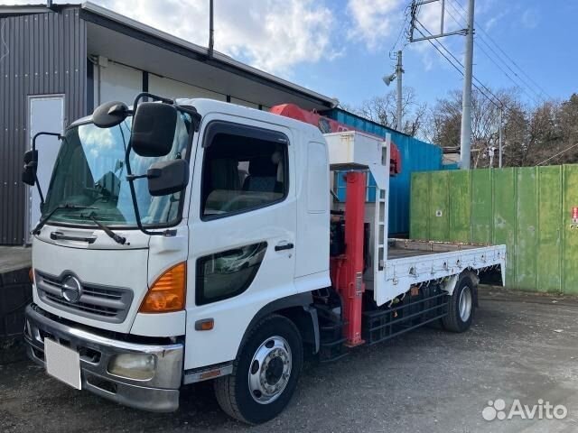 Бортовой грузовик Hino 500 (Ranger) с КМУ UNIC, 2010