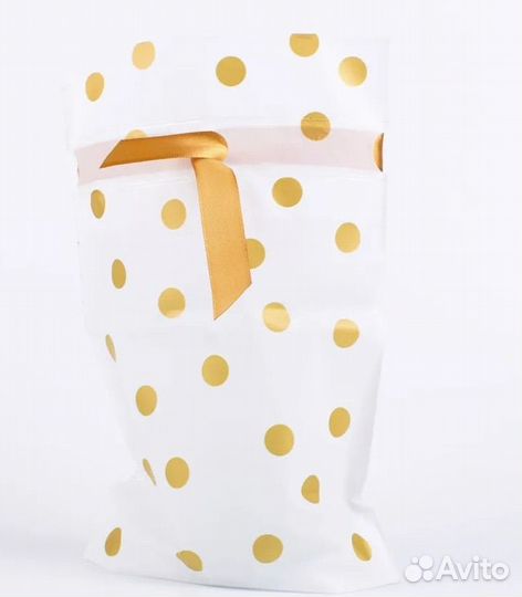 10 Подарочных пакетов + Заколка в подарок