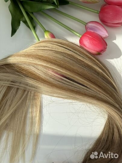 Волосы для наращивания славянка 50 см+