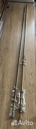 Карнизы для штор двухрядный металлический