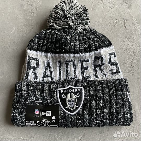 Шапка зимняя NFL Las Vegas Raiders