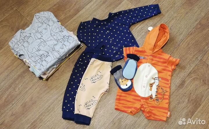 Брендовые вещи пакетом на мальчика 3-6мес (23шт)