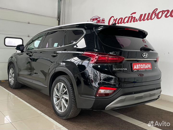 Hyundai Santa Fe 2.2 AT, 2018, 111 386 км