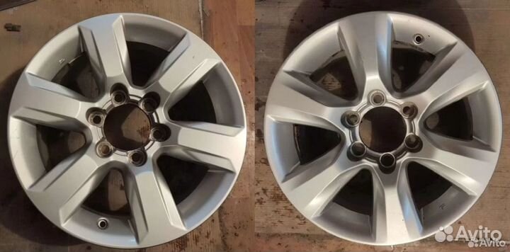 Диск Toyota LC Prado R17 6x139,7 цо 106,2 мм